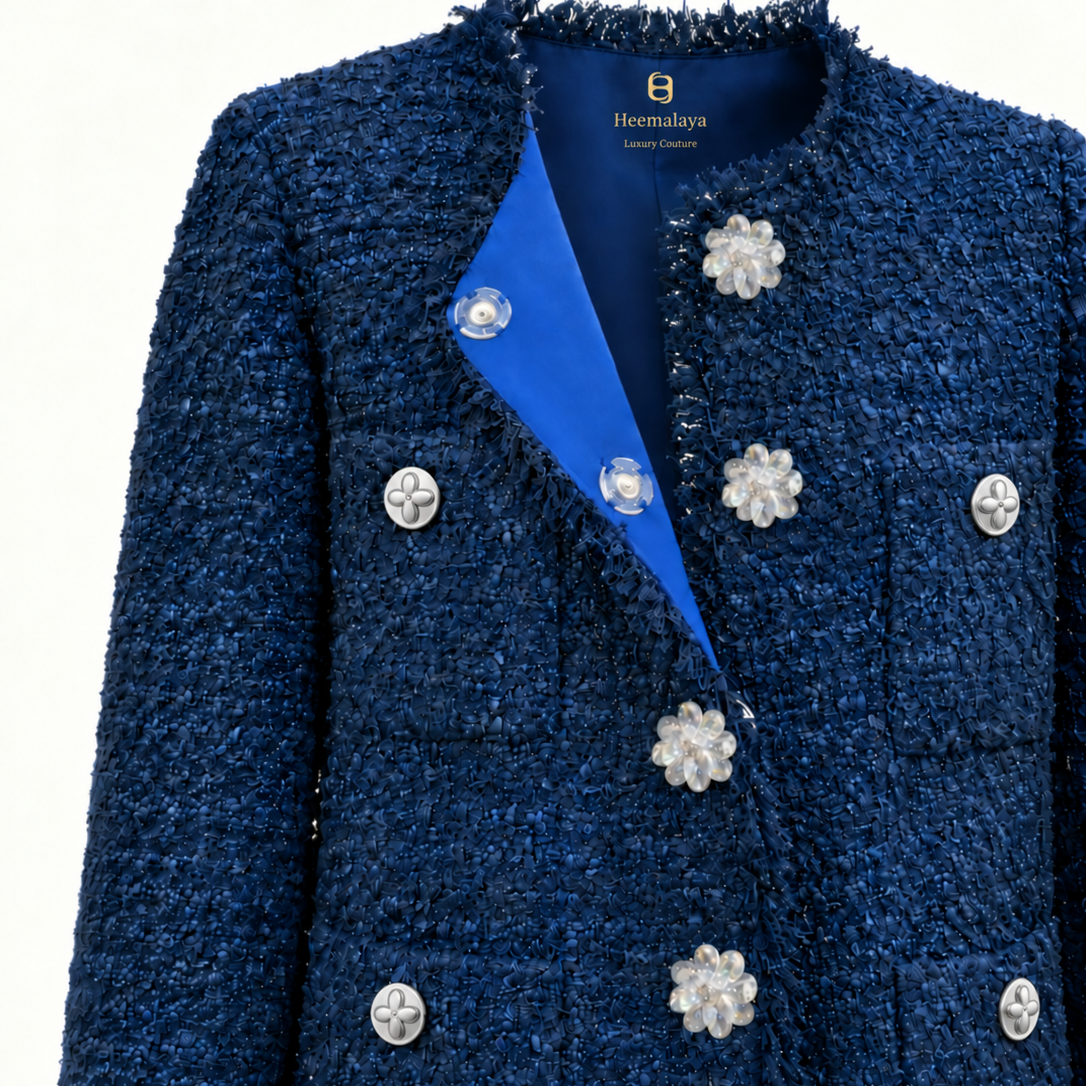 70641 open jacket with gold Heemalaya inner collar logo