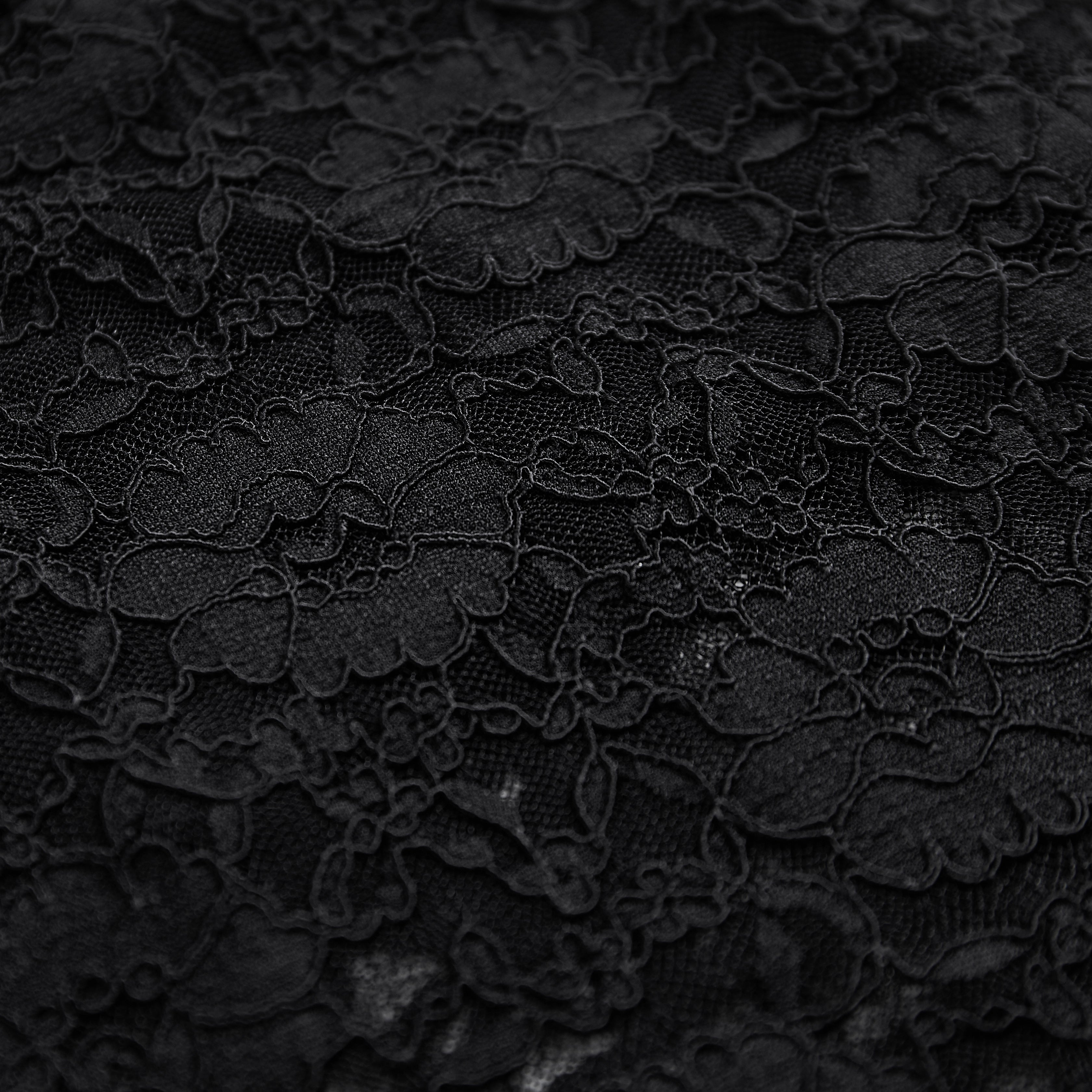 French Elegant Black lace vest 70421 - Heemalaya
