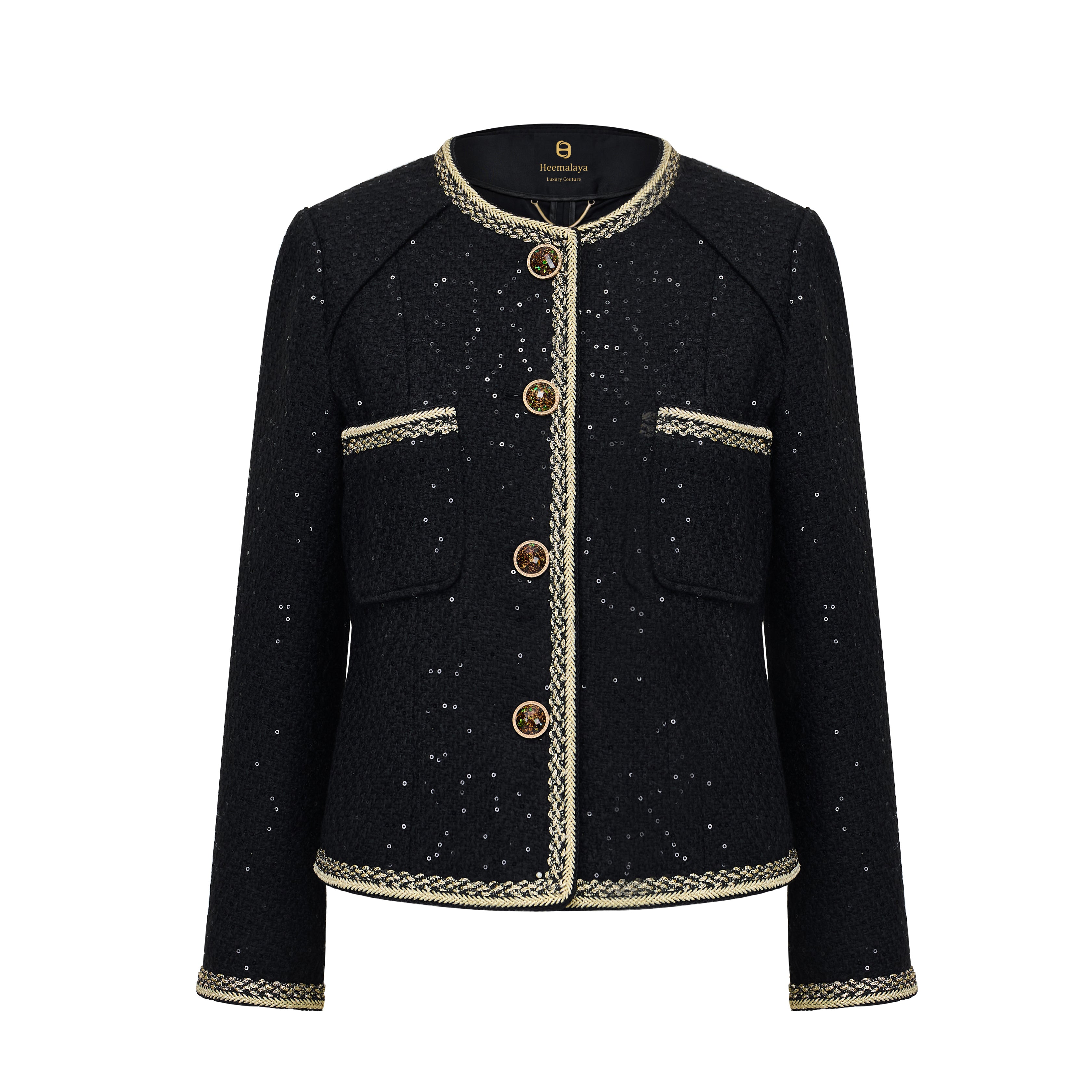 Black sequin jacket 10113 - Heemalaya