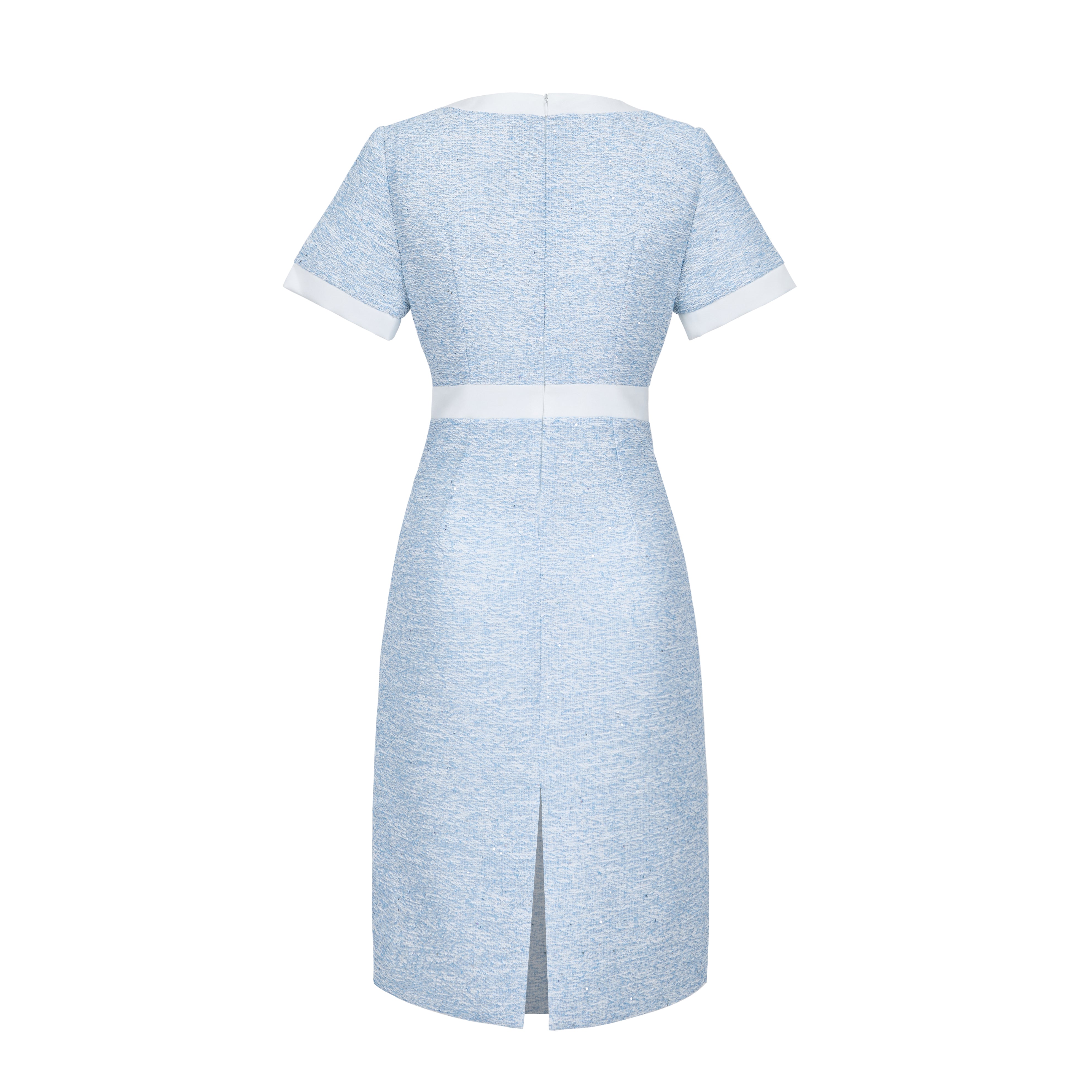 Blue and white dress 70413 - Heemalaya
