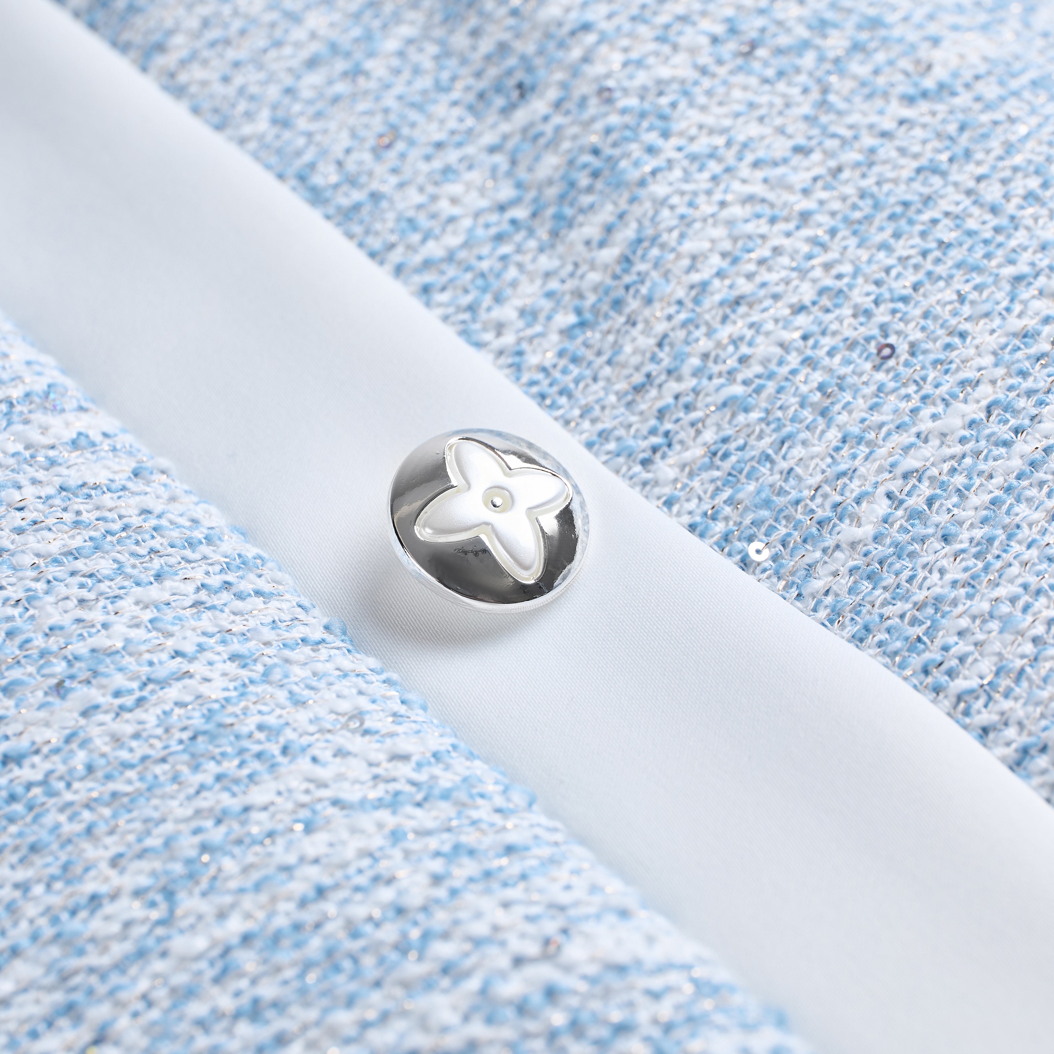 Blue and white dress 70413 - Heemalaya