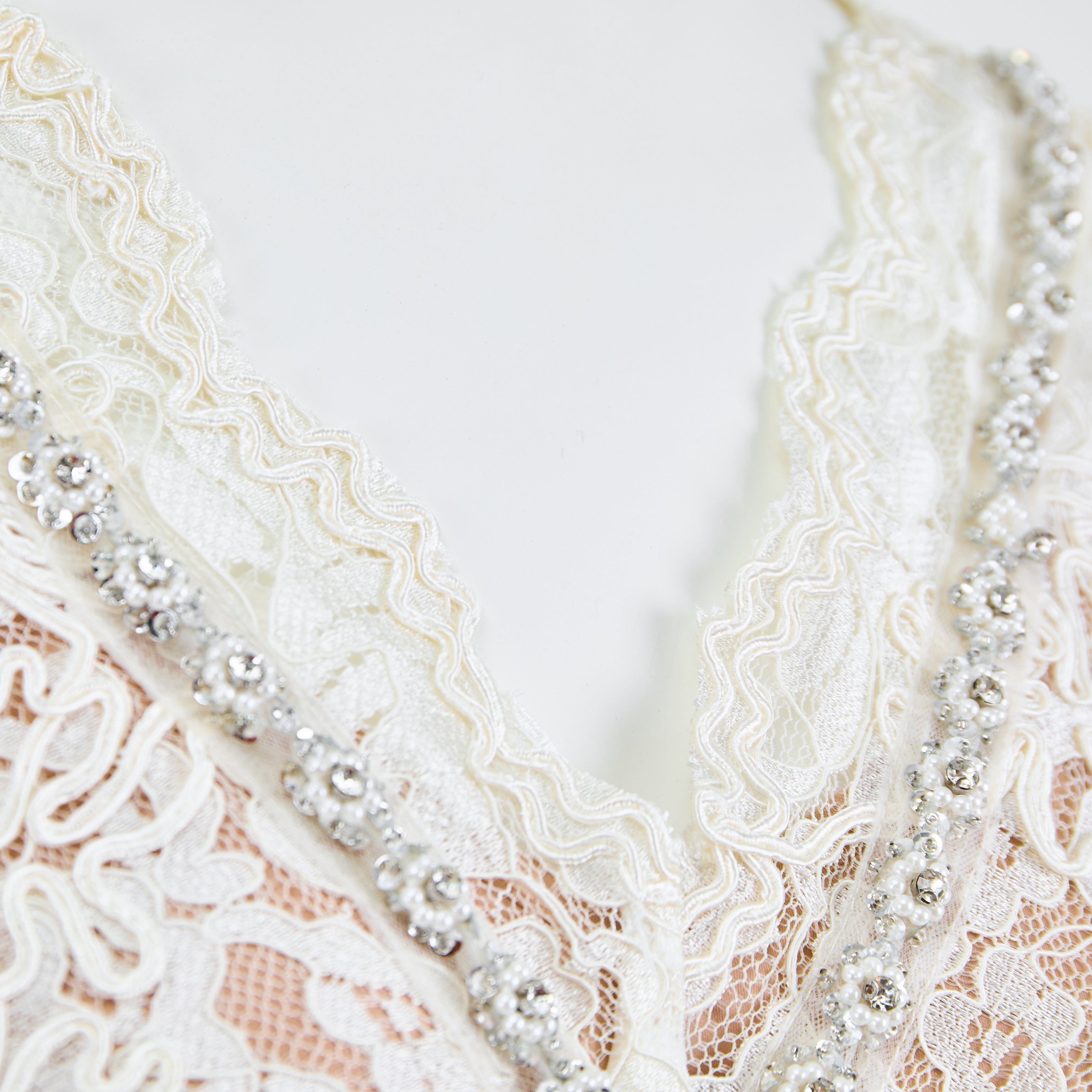 White see through lace dress 70279 - Heemalaya