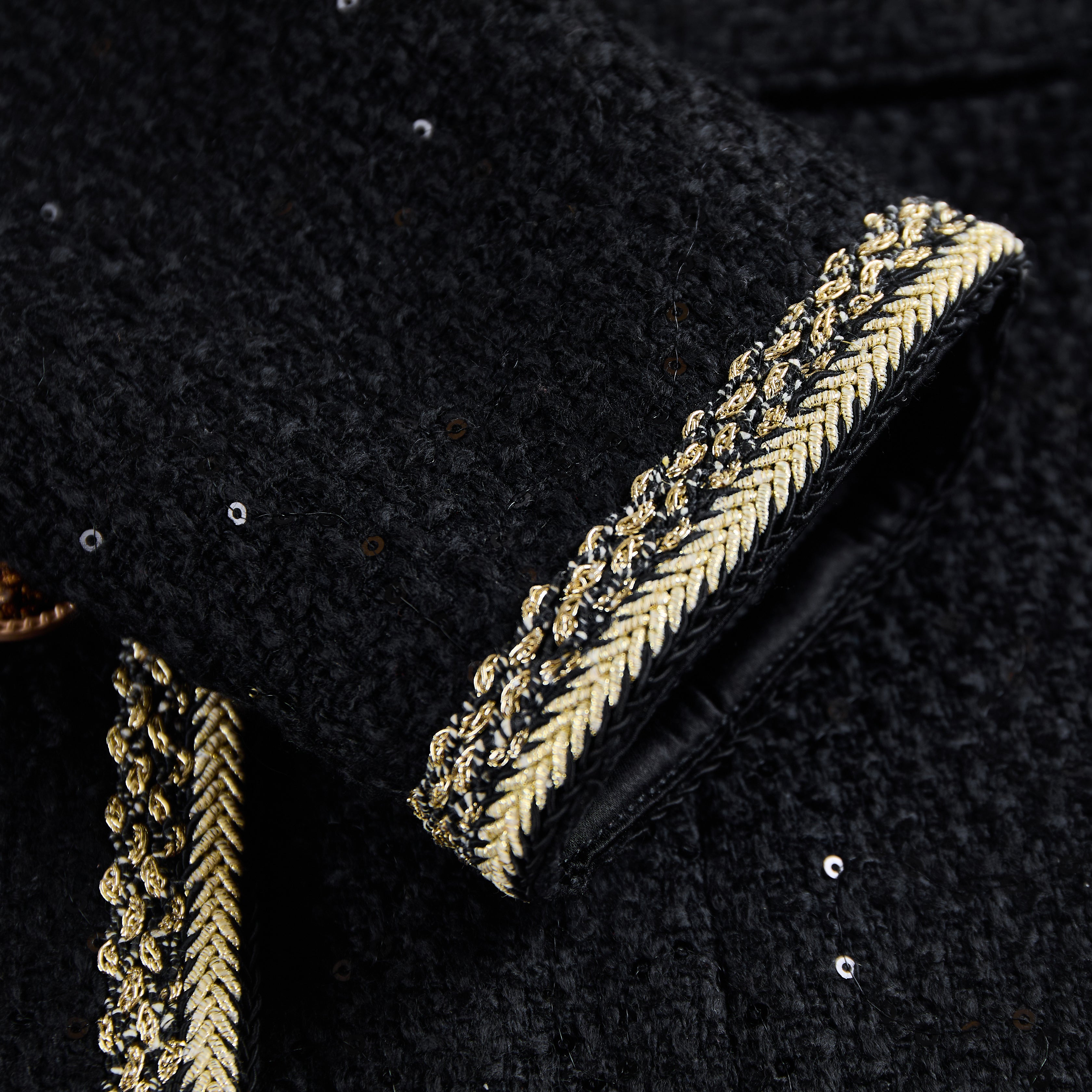 Black sequin jacket 10113 - Heemalaya