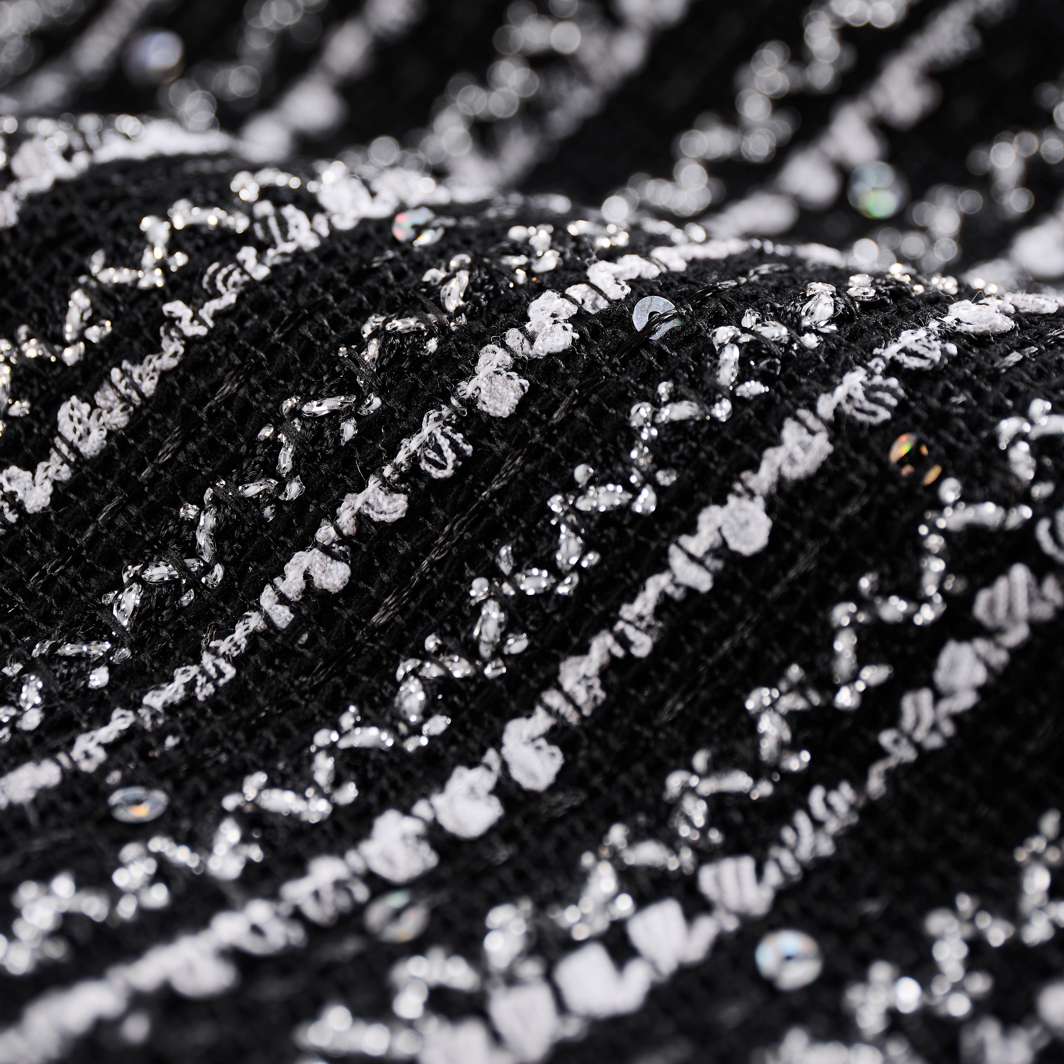 Elegant black sequin dress 70414 - Heemalaya