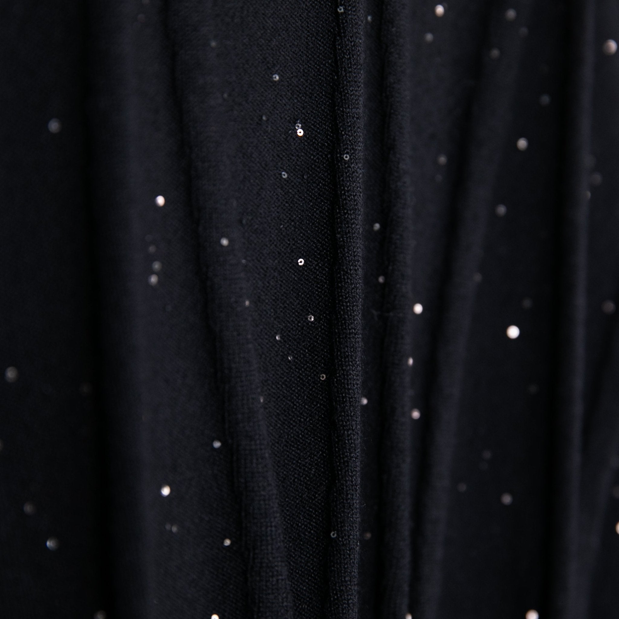 Sequin High Neck Stretchy Sweater 70375 - Heemalaya