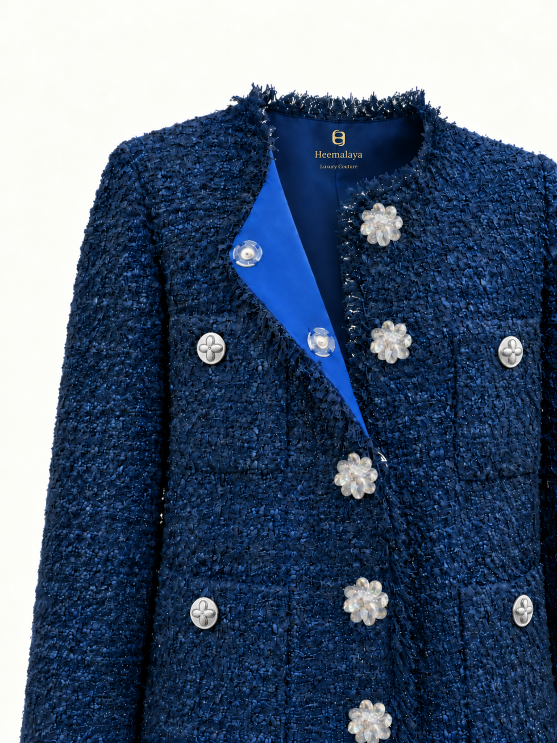 70641 open jacket with gold Heemalaya inner collar logo