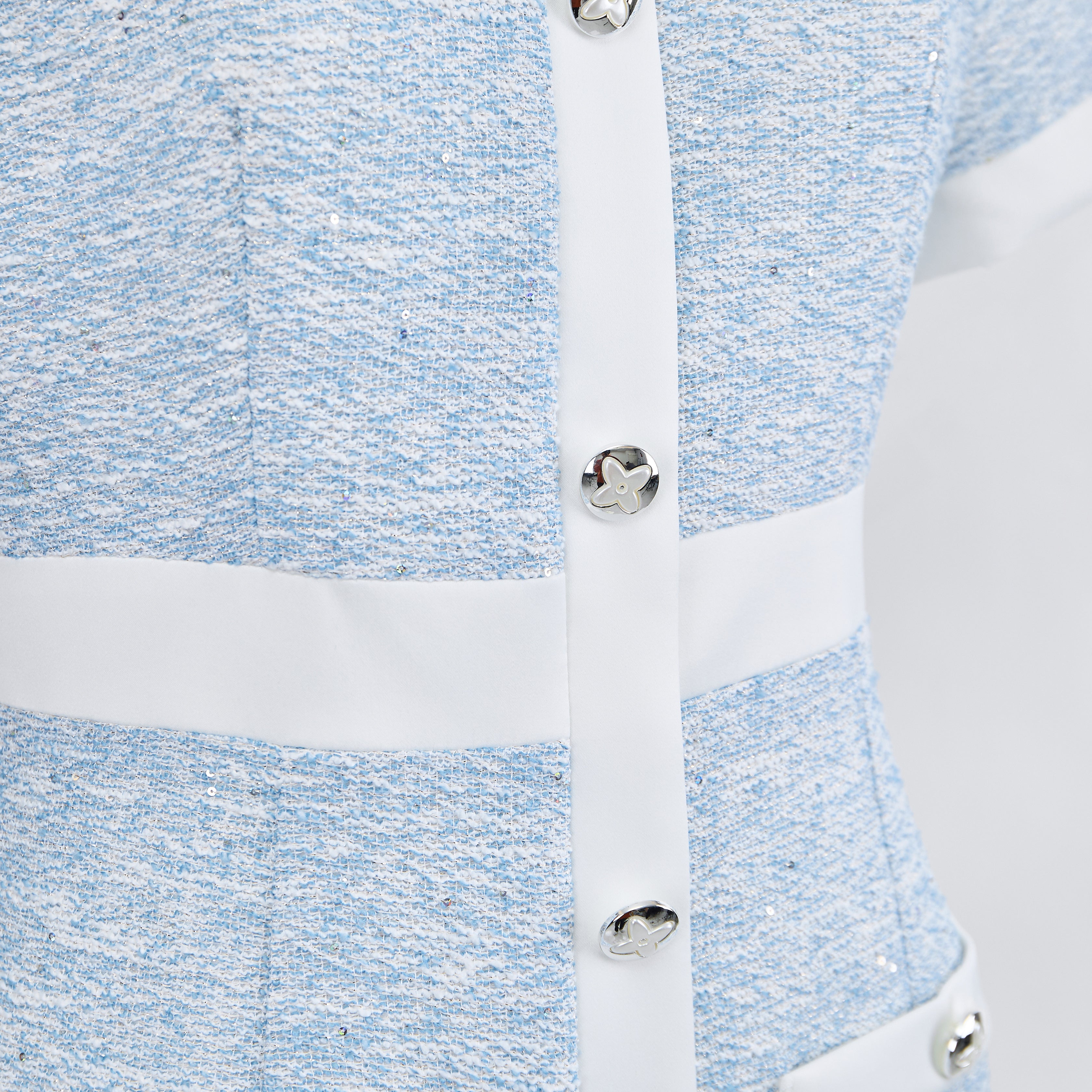 Blue and white dress 70413 - Heemalaya