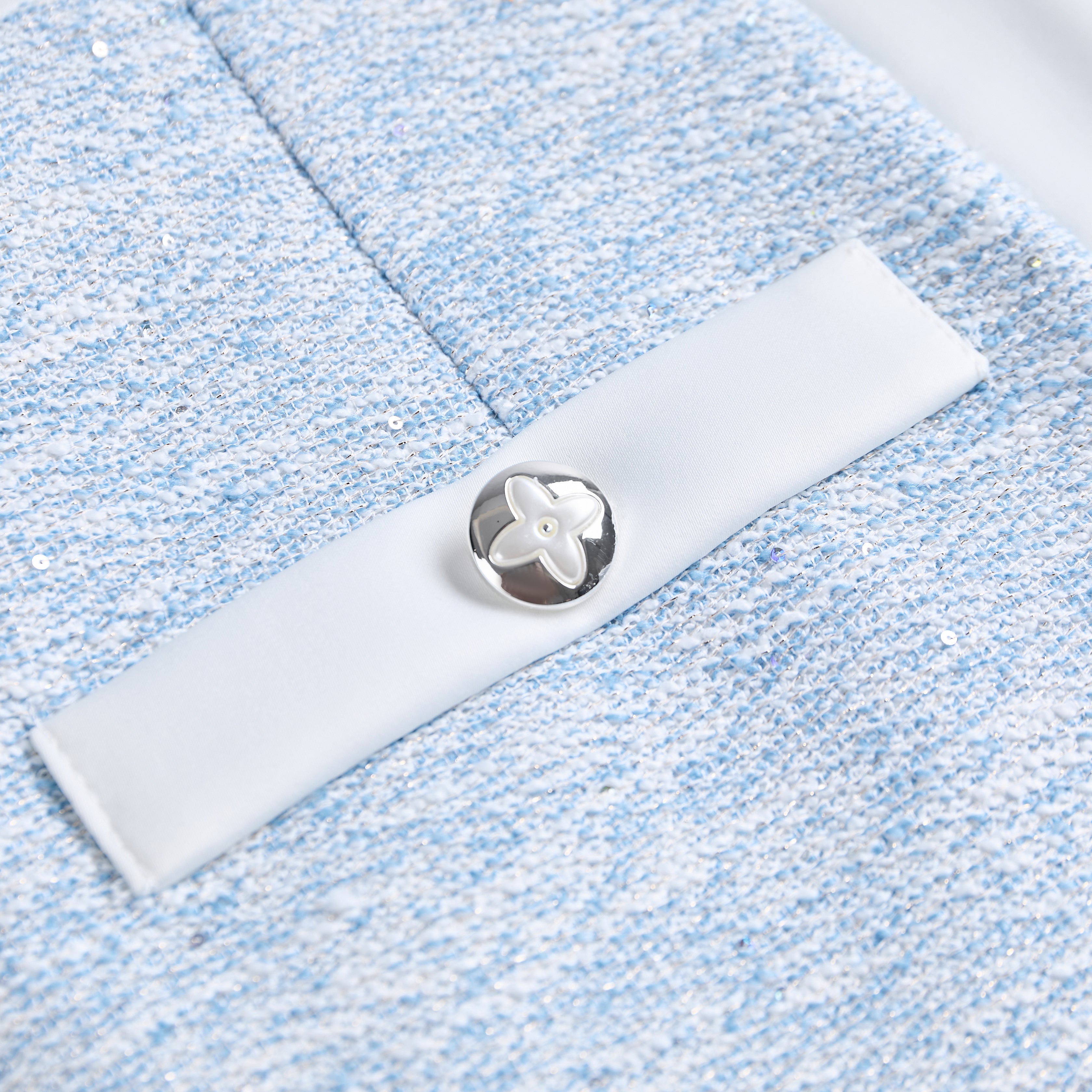 Blue and white dress 70413 - Heemalaya