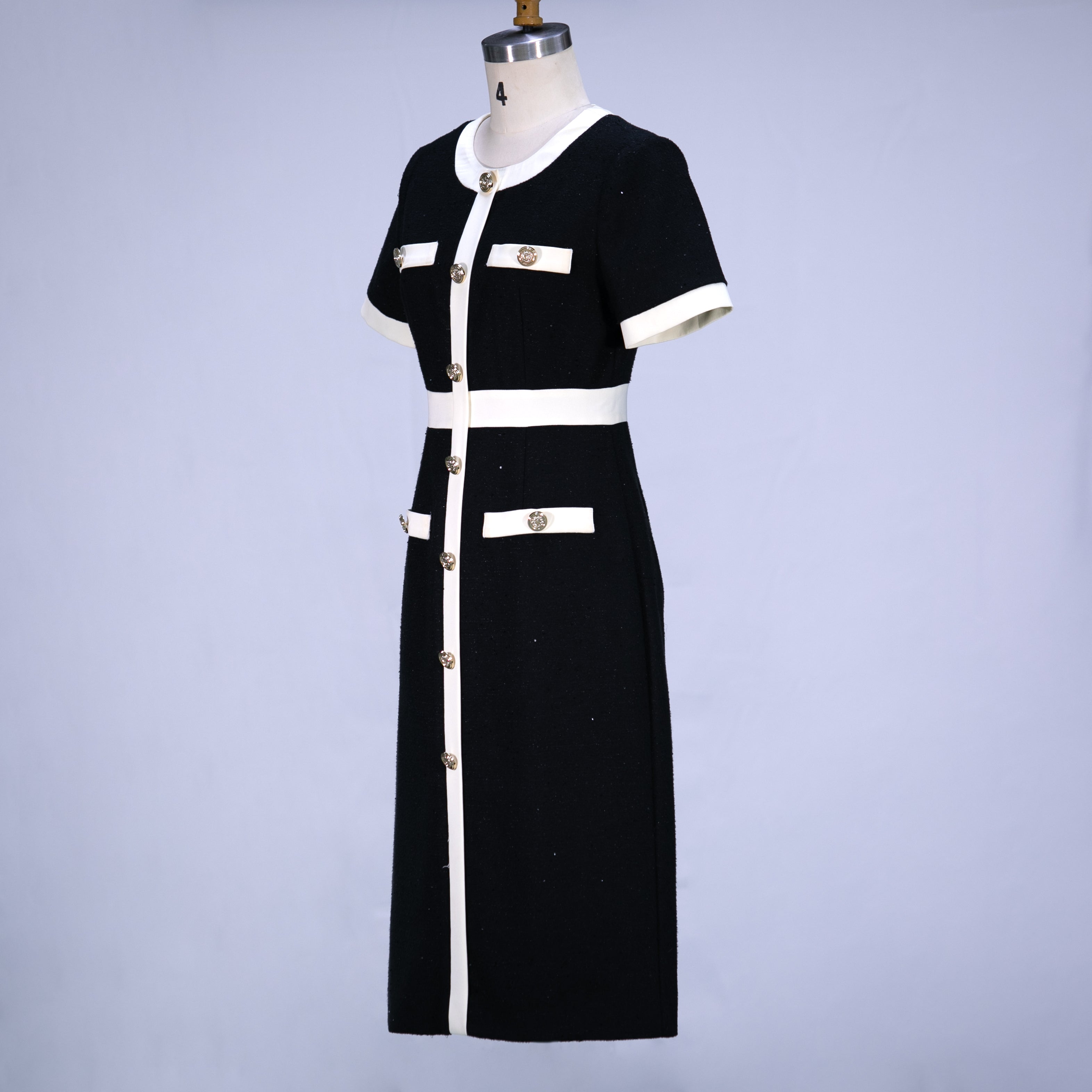 Black and white maxi dress - Heemalaya