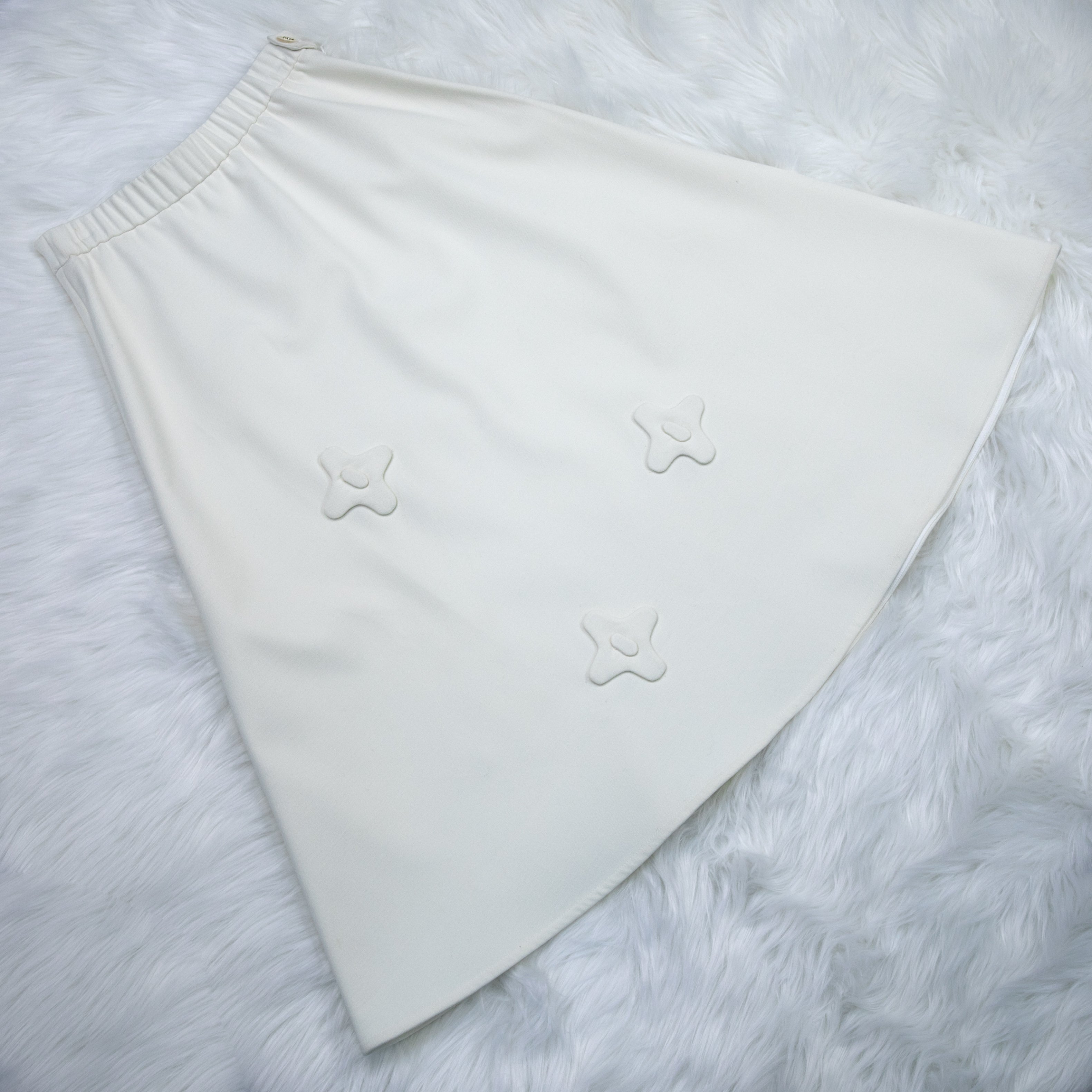 White Flower Tweed Skirt 70136 - Heemalaya