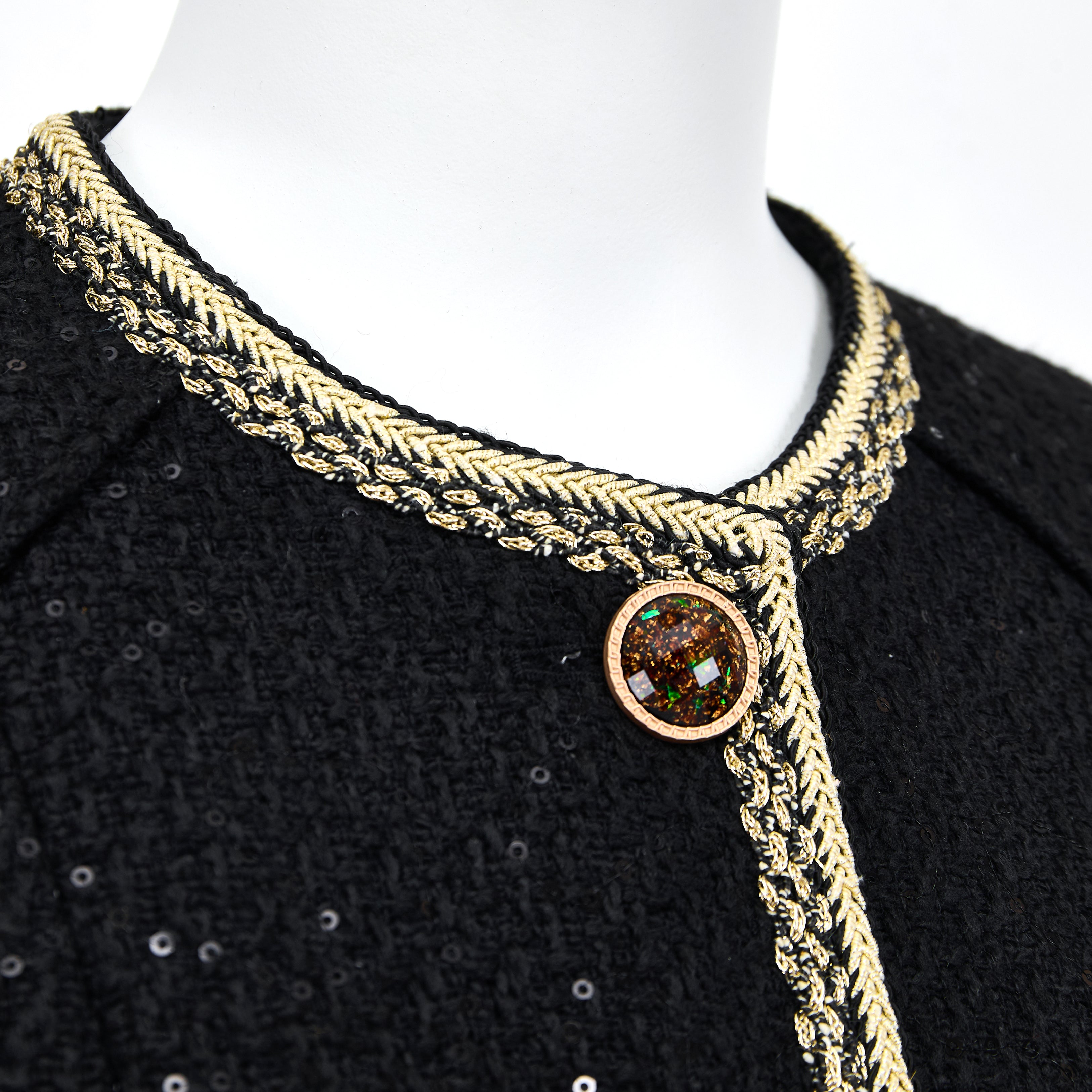 Black sequin jacket 10113 - Heemalaya