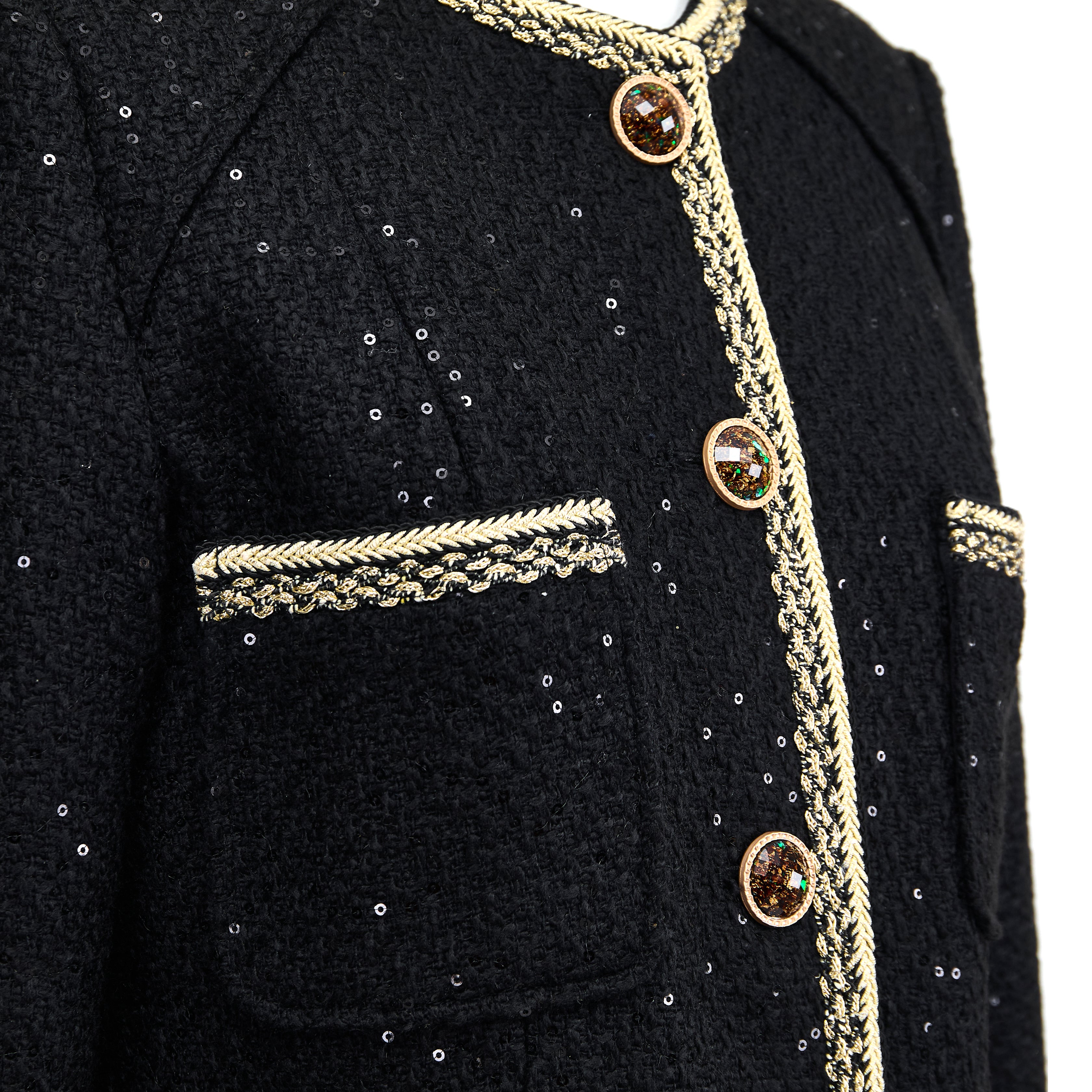 Black sequin jacket 10113 - Heemalaya