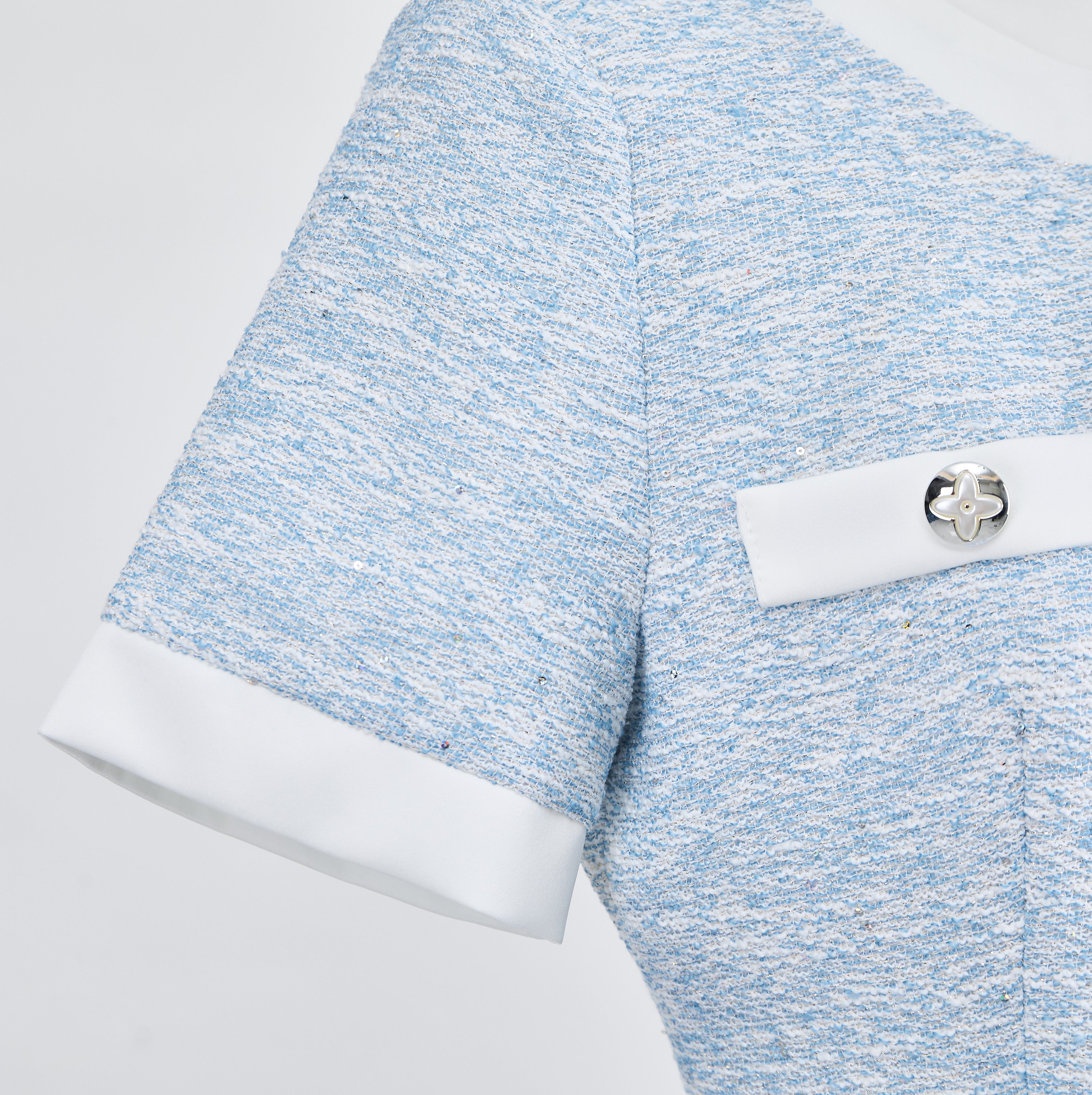 Blue and white dress 70413 - Heemalaya