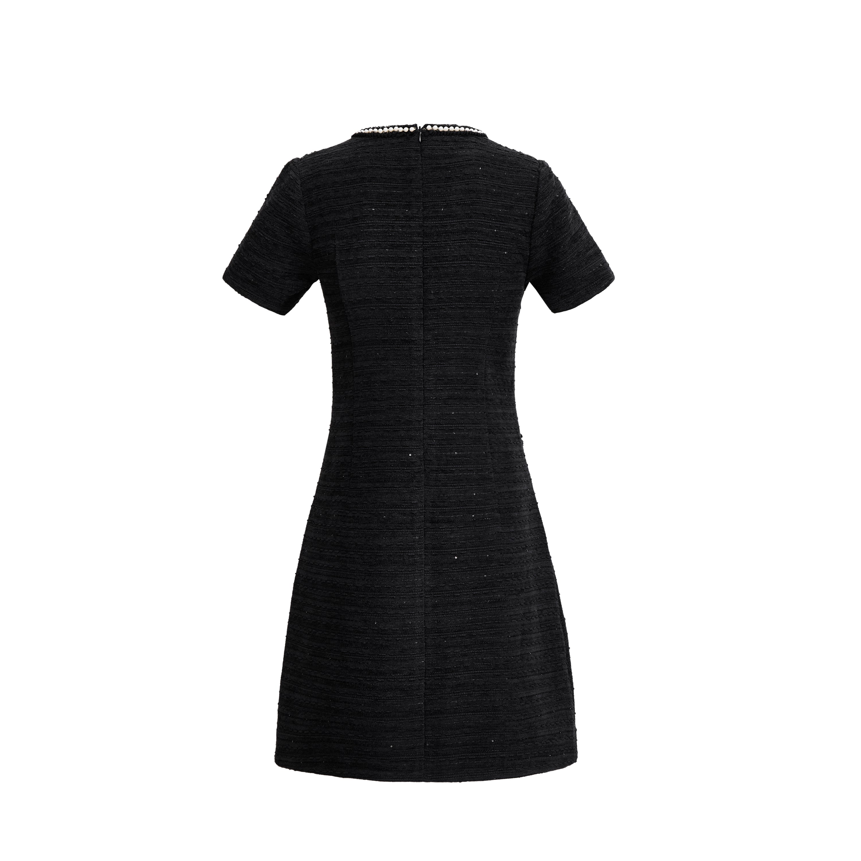 Pearl trims dress - Heemalaya