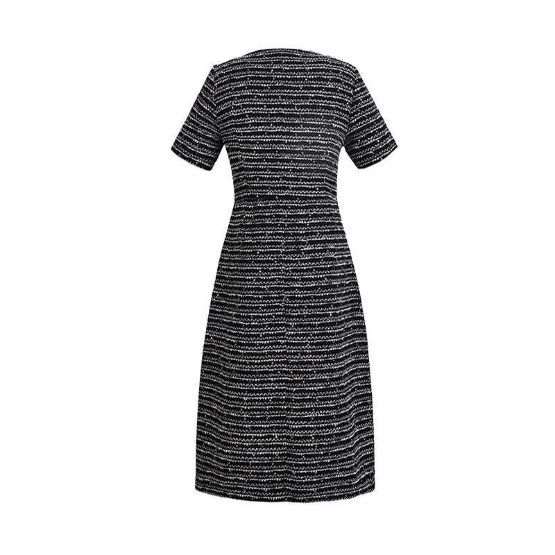 Elegant black sequin dress 70414 - Heemalaya