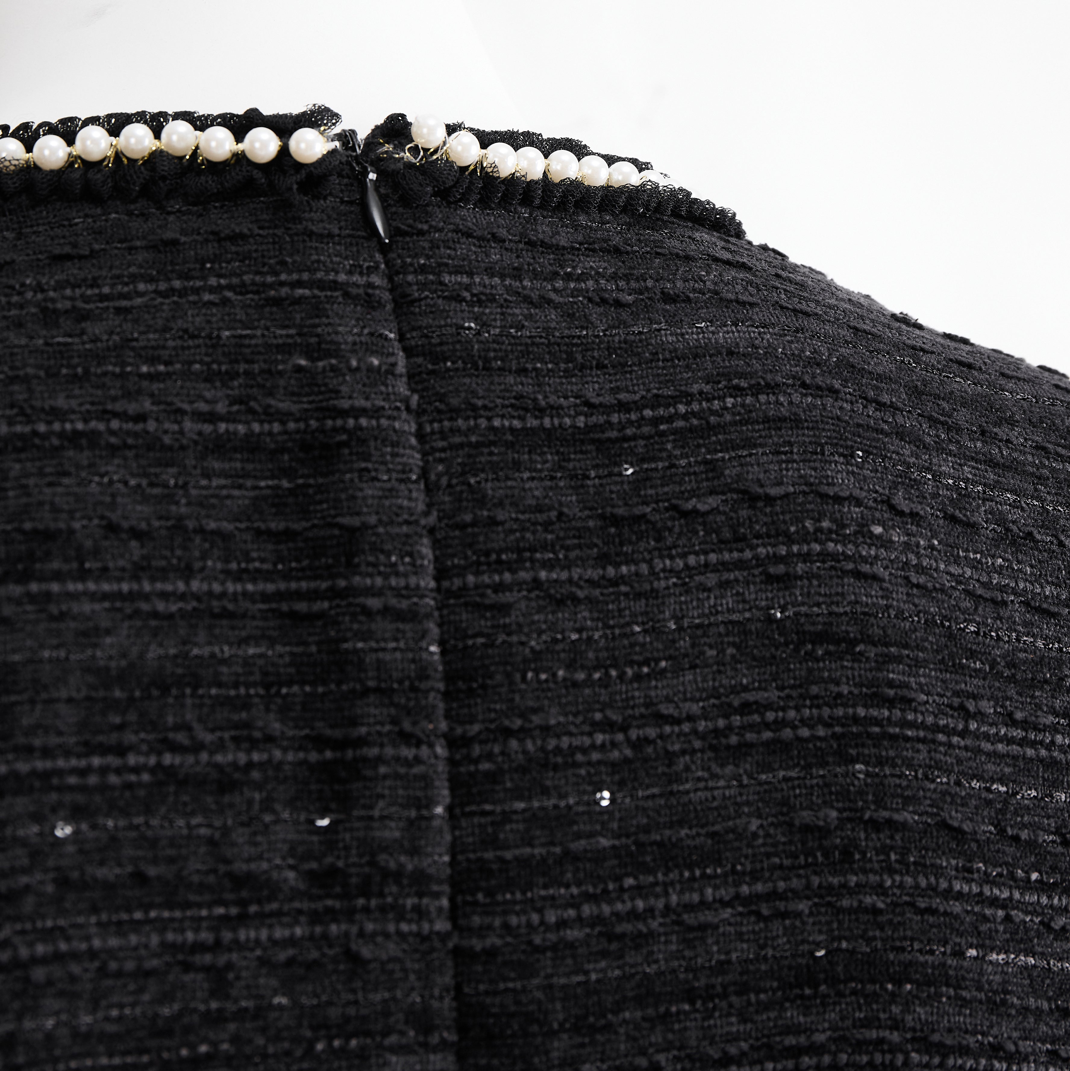 Pearl trims dress - Heemalaya